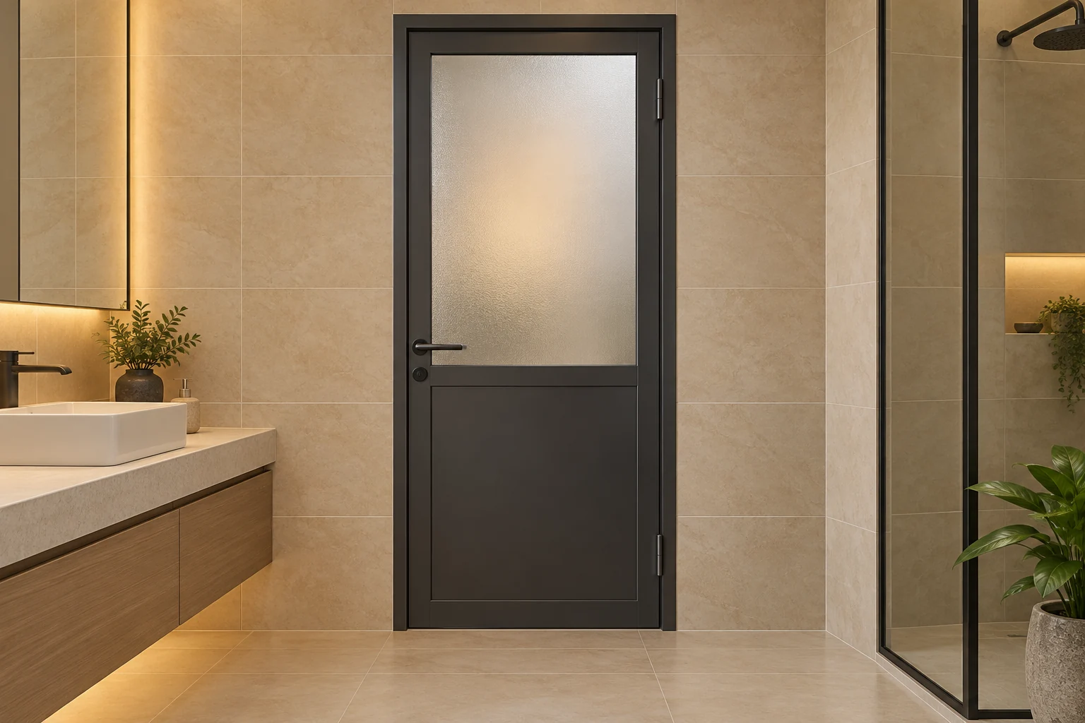 Pintu untuk kebutuhan kamar mandi