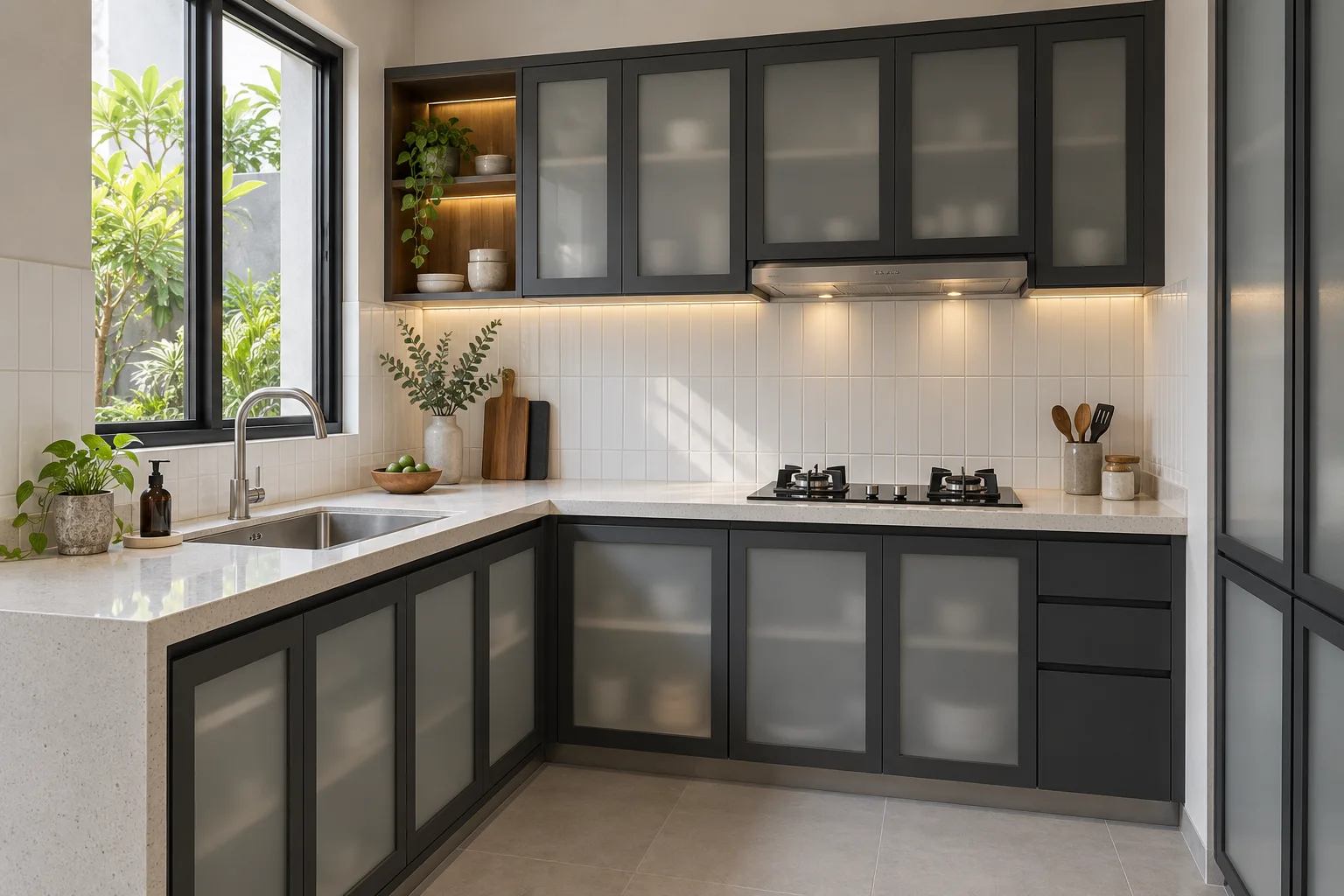 Ilustrasi referensi: Lemari & kabinet aluminium